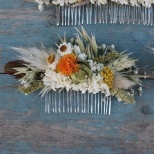 Pampas Prairie Amber Hair Comb