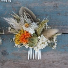 Pampas Prairie Amber Hair Comb