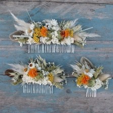 Pampas Prairie Amber Hair Comb