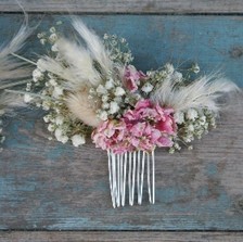 Pampas Boho Candyfloss Hair Comb