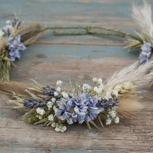 Pampas Prairie Sky Hair Crown