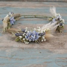 Pampas Prairie Sky Hair Crown