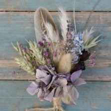 Hydrangea Chic Buttonhole