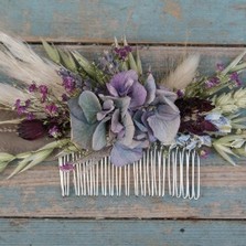 Hydrangea Chic Hair Comb Medium