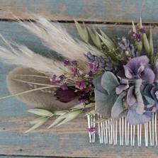 Hydrangea Chic Hair Comb Medium