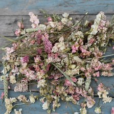 Pinks Dried Flower Off Cuts Craft DIY Large Box