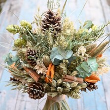 Christmas Dried Flower Rustic Country Large Bouquet