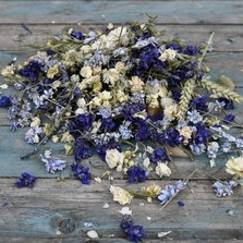 Blues Dried Flower Off Cuts Craft DIY Large Box