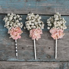 Boho Blossom Set of 3 Hair Grips