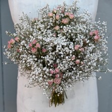 Boho Blush Pink Rose Buttonhole