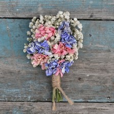 Boho Candy Blues Buttonhole