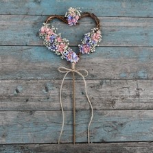 Boho Candy Blues Heart Wand