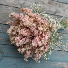 Boho Pink Larkspur Cloud Wedding Bouquet