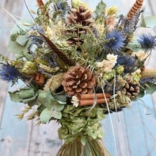 Christmas Dried Flower Hedgerow Large Bouquet