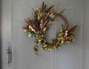 Christmas Dried Flower Hedgerow Large Wreath