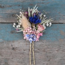 Cornflower Rose Carnival Hair Pin