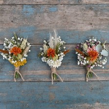 Dainty Orange Buttonhole