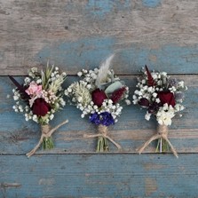 Meadow Reds Dainty Buttonhole
