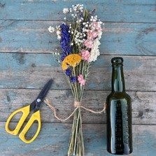 DIY Festival Meadow Chair, Cake, Table Decoration Flowers