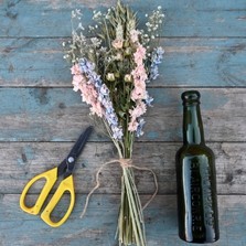 DIY Meadow Pastels Chair, Cake, Table Decoration Flowers