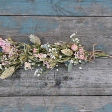Hydrangea Blush Rose Narrow 3 foot Garland