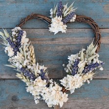 Lavender Twist Naturals Heart Cake Topper