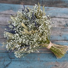 Lavender Twist Naturals Wedding Bouquet