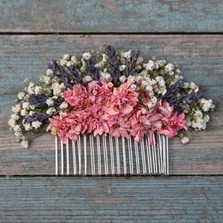 Lavender Twist Pinks Hair Combs