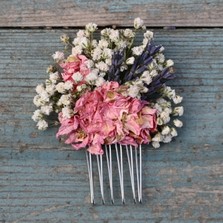 Lavender Twist Pinks Hair Comb