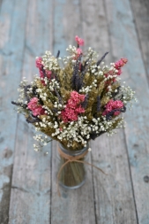Lavender Twist Pinks Jar Posy