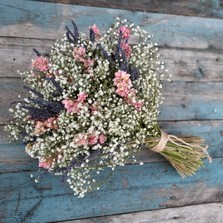 Lavender Twist Pinks Wedding Bouquet