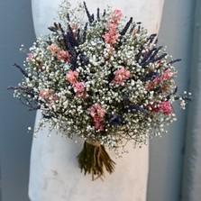 Lavender Twist Pinks Wedding Bouquet