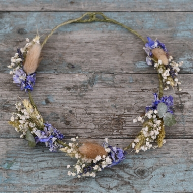 Meadow Blue Dainty Hair Crown