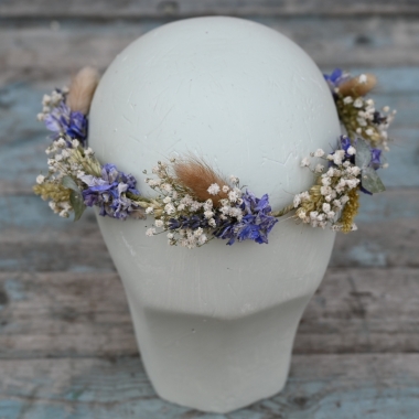 Meadow Blue Dainty Hair Crown
