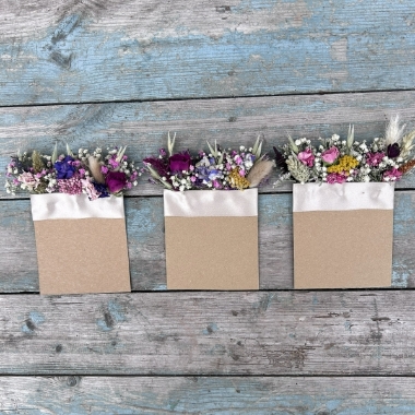 Meadow Mixed Pocket Square Boutonniere