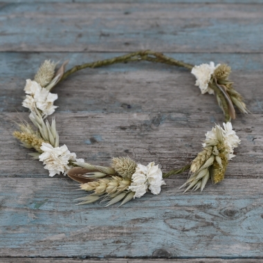 Meadow Neutral Dainty Hair Crown