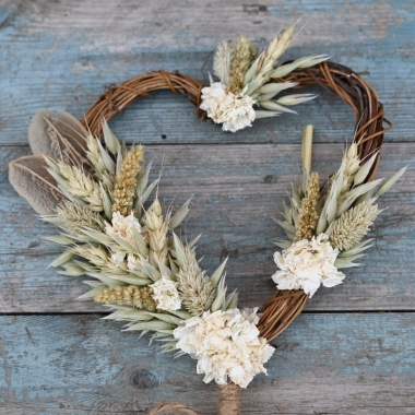 Meadow Neutrals Heart Wand