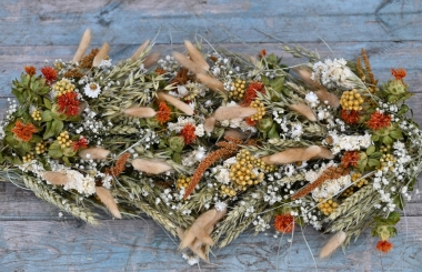 Meadow Orange Left 2 Foot Garland