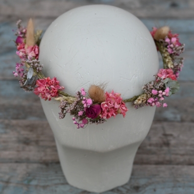 Meadow Pink Dainty Hair Crown