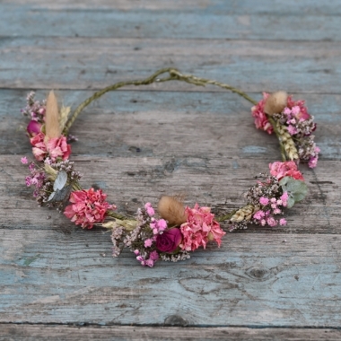 Meadow Pink Dainty Hair Crown