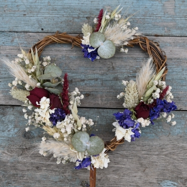 Meadow Reds Cake Topper Heart