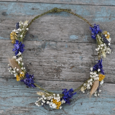 Meadow Yellows Dainty Hair Crown