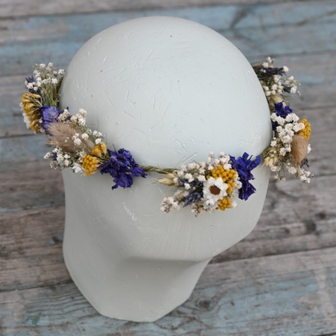 Meadow Yellows Dainty Hair Crown