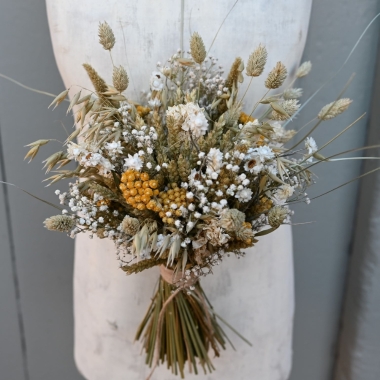 Meadow Yellows Left Wedding Bouquet