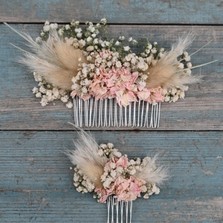 Pampas Boho Blossom Hair Comb