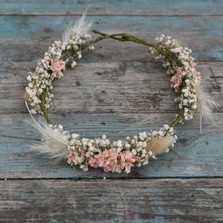 Pampas Boho Blossom Hair Crown