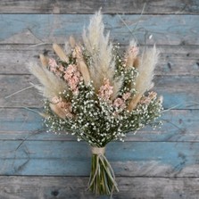 Pampas Boho Blossom Wedding Bouquet