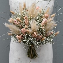 Pampas Boho Blossom Wedding Bouquet