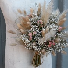 Pampas Boho Blush Rose Bridal Party Wedding Package £245