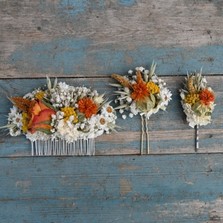 Pampas Boho Candy Blues Hair Pin